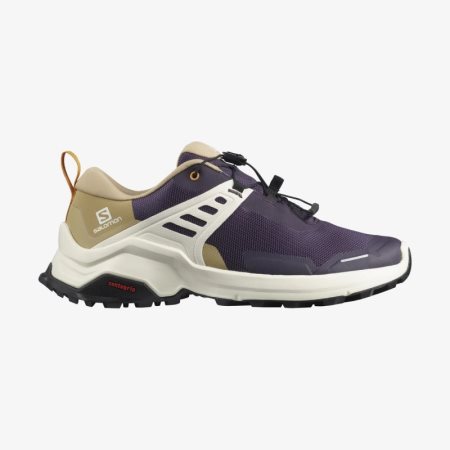 Salomon X RAISE Womens Hiking Shoes Purple/Brown UK QIYV